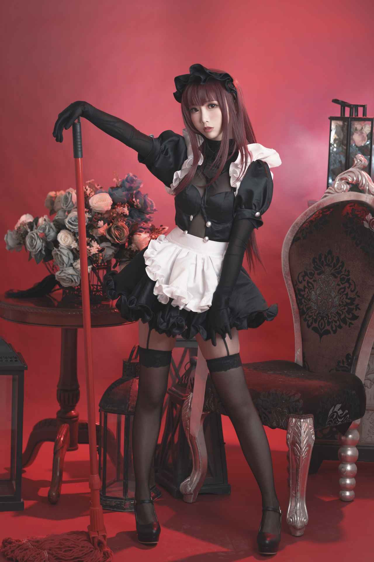 NO.005面饼仙儿斯卡哈女仆绚丽写真【20P】-可宝主